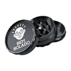 Dichavador Bem Bolado Policarbonato 4cm Preto — Cafofo Head Shop