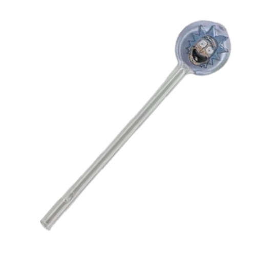 Piteira de Vidro Ciência Maluca 8,5 cm — Cafofo Head Shop