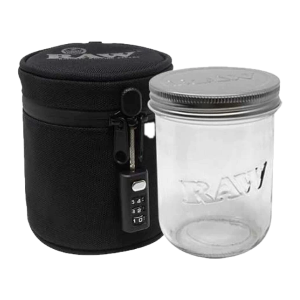 Estojo RAW com Pote Hermético — Cafofo Head Shop