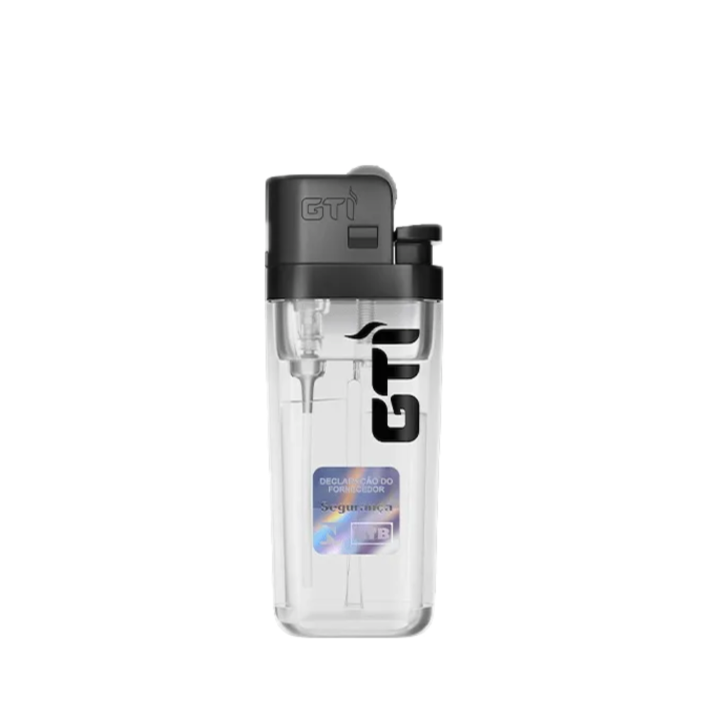 Isqueiro GTI Mini transparente — foto 3 — Cafofo Head Shop