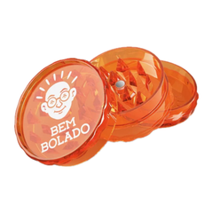 Dichavador Bem Bolado Policarbonato 4cm Laranja — Cafofo Head Shop