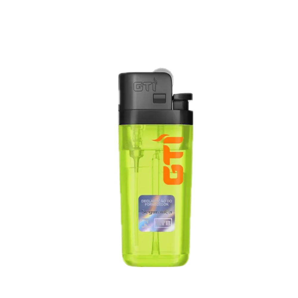 Isqueiro GTI Mini transparente — Cafofo Head Shop
