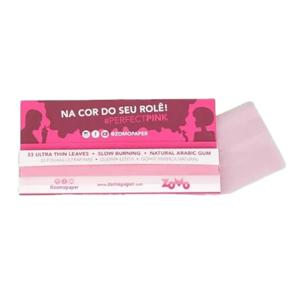 Seda Zomo Perfect Pink King Size — foto 2 — Cafofo Head Shop