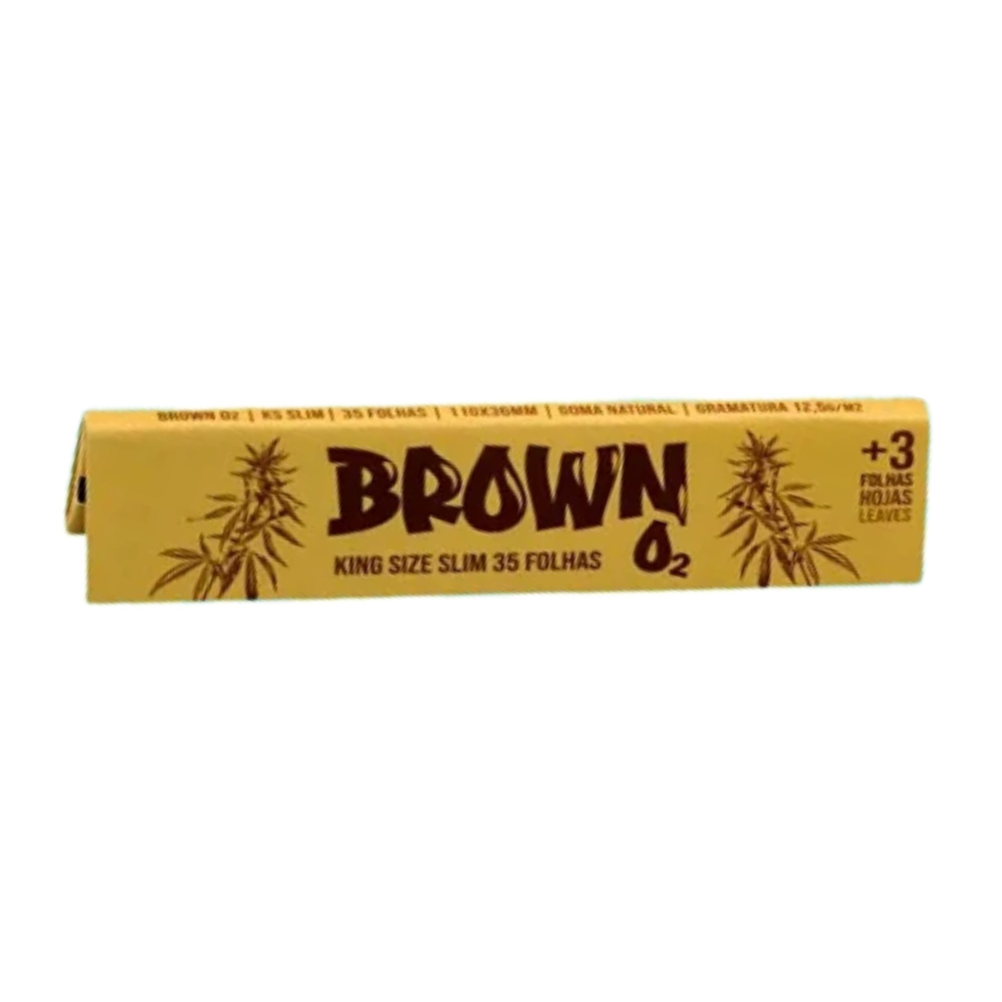 Seda O2 Brown Slim King Size — Cafofo Head Shop