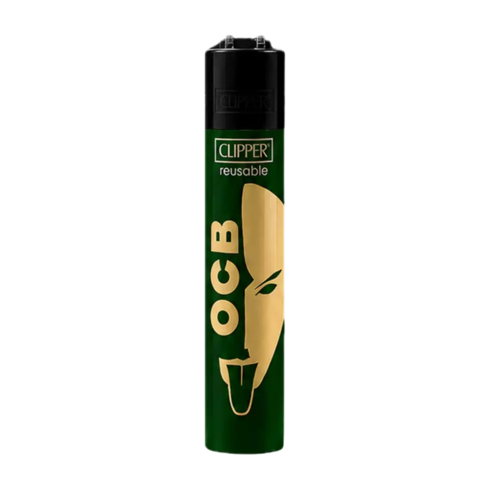 Isqueiro Clipper Max OCB recarregável — Cafofo Head Shop