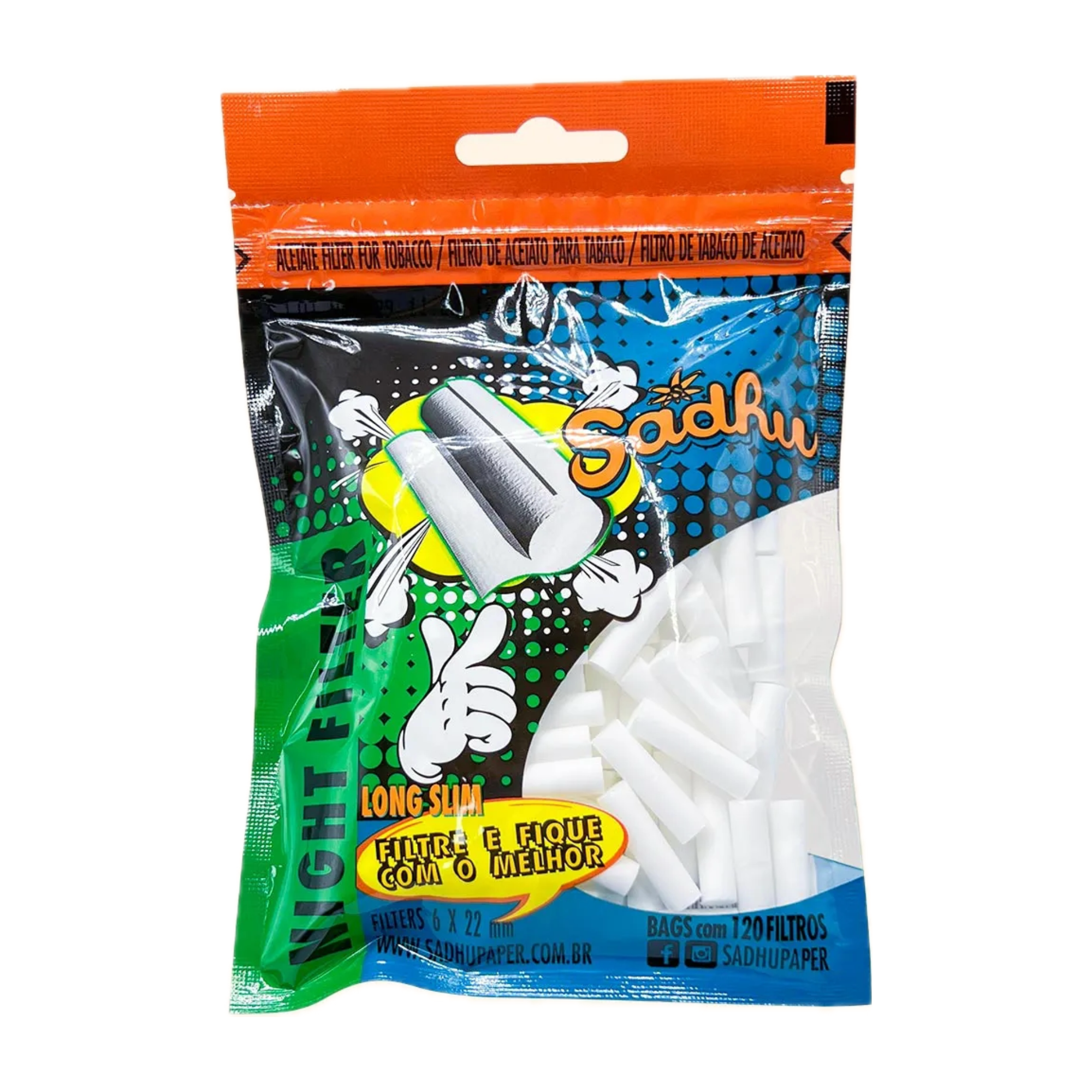 Filtro Sadhu Night Longo — Cafofo Head Shop