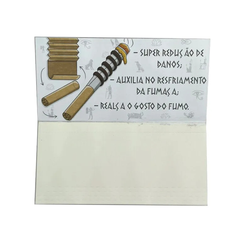 Piteira Nilo Flowers Extra Longa — foto 2 — Cafofo Head Shop