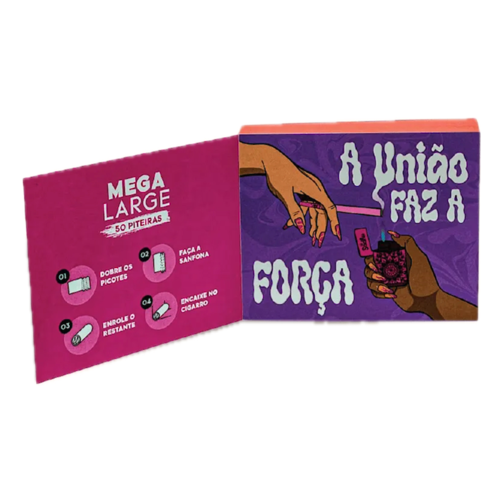 Piteira Sadhu Mega Large Pink — foto 4 — Cafofo Head Shop