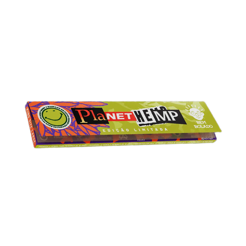 Seda Bem Bolado Planet Hemp King Size Large - Papel de Cânhamo